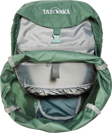 Рюкзак для туризму Tatonka Hike Pack 27 л, з вентиляцією спини та дощовиком, зелений