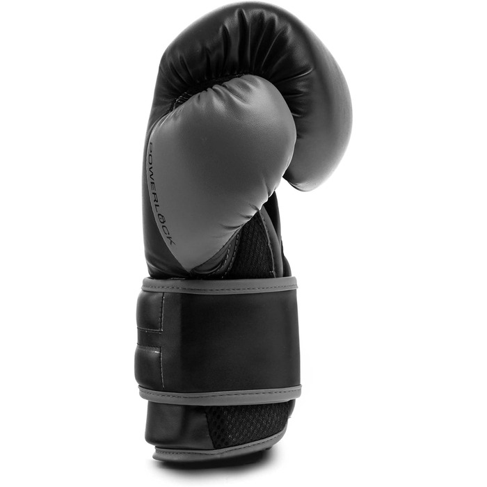 Боксерські рукавички Everlast Powerlock 2 для тренувань, унісекс, чорні, 16oz