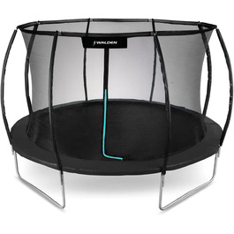 Батут для дітей Outdoor 8FT (244 см) з захисним оградою та м'якими ніжками. Максимальне навантаження 100 кг.