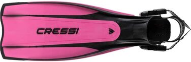 Ласти для дайвінгу Cressi Pro Light Open Heel S/M (40/41), чорні/рожеві