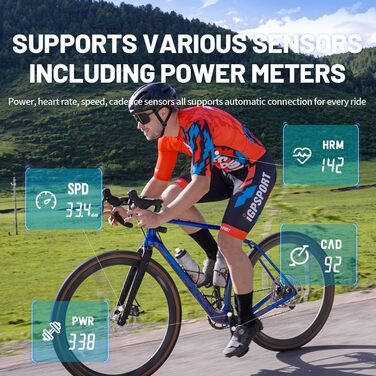 Велокомп'ютер GPS iGPSPORT BSC100S, 2,6
