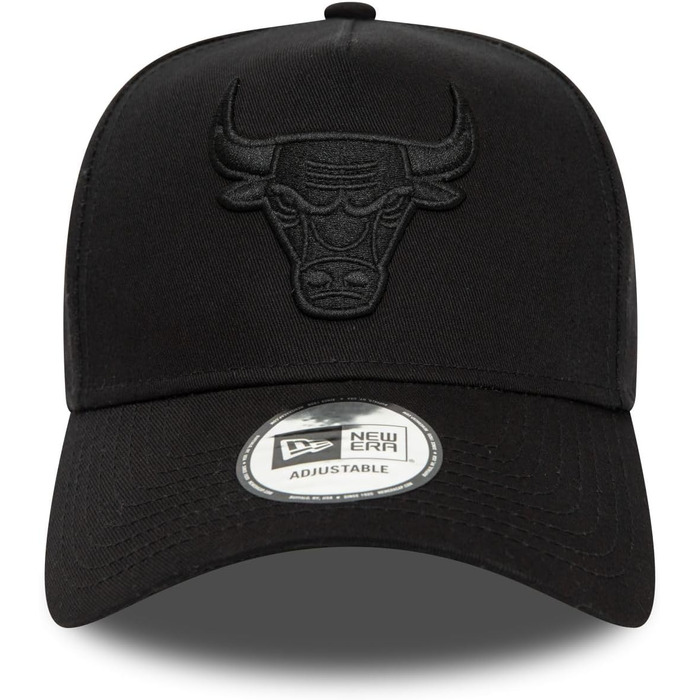 Кепка New Era Eframe 9Forty Adjustable Chicago Bulls чорного кольору, універсальний розмір