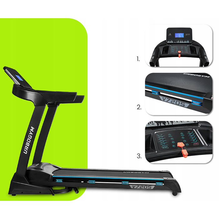 Електрична бігова доріжка Urbogym V720S до 150 кг