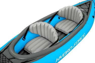 Надувний каяк Bestway Hydro-Force Cove Champion X2, 331x88x45 см, комплект з веслами і насосом