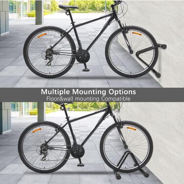 Підставка для велосипеда на підлозі, сталева, регульована, для гірського та шосейного велосипеда