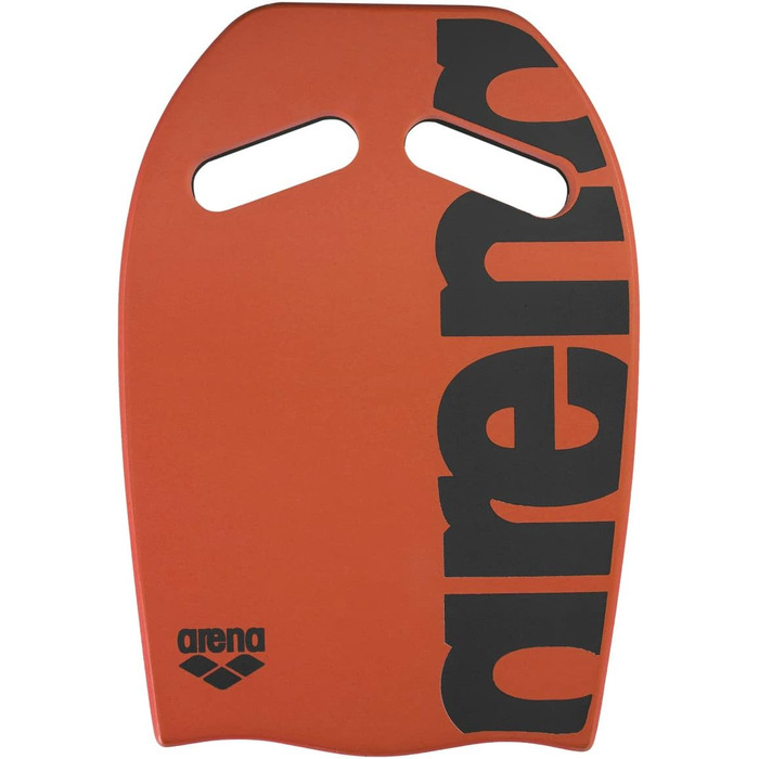 Дошка для плавання arena Kickboard, 39x30 см, EVA, помаранчева, тренувальна, з отворами для рук, без ПВХ