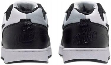 Кросівки Nike Ebernon Low Prem для баскетболу, 42.5 EU, білий/чорний/сірий вовк