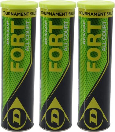 Тенісні м'ячі Dunlop Fort All Court TS, 12 штук