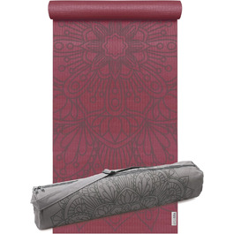 Йога-набір Yogistar Starter Edition Lotus Mandala: килимок і сумка, червоний