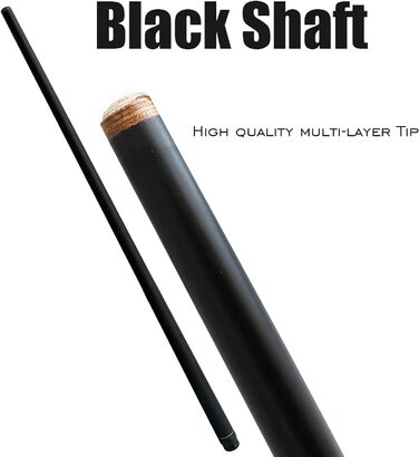 Кю Pool Cue Stick: професійний більярдний кий з наконечником 13 мм, довжиною 58'', з канадського твердого клену. Кольори: синій, червоний, зелений. Вага: 21 OZ. Комплектація: чохол, захист суглоба.