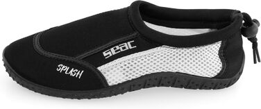 SEAC Splash: Швидкісні аквашузи для дорослих та дітей, для моря, пляжу та басейну (Чорно-білі, 28 EU)
