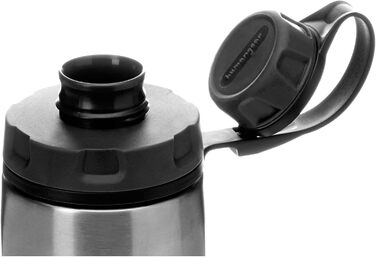 Пляшка Nalgene Everyday Weithals 1 л, прозора, зелена кришка