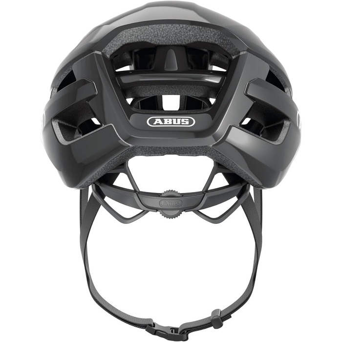 ABUS PowerDome – легкий велосипедний шолом з аеродинамікою та вентиляцією, чорний, M (54-58 см), для чоловіків і жінок, зроблено в Італії