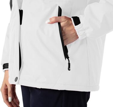 Жіноча зимова куртка YSENTO: водонепроникна, софтшелл з капюшоном, тепла флісова куртка, функціональна куртка для активного відпочинку