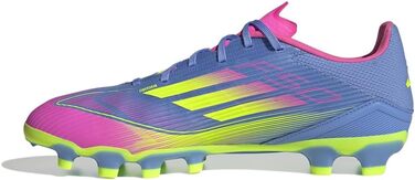Бутси для футболу Adidas F50 League Unisex Multi Ground (47 EU, Синьо-жовто-рожеві)