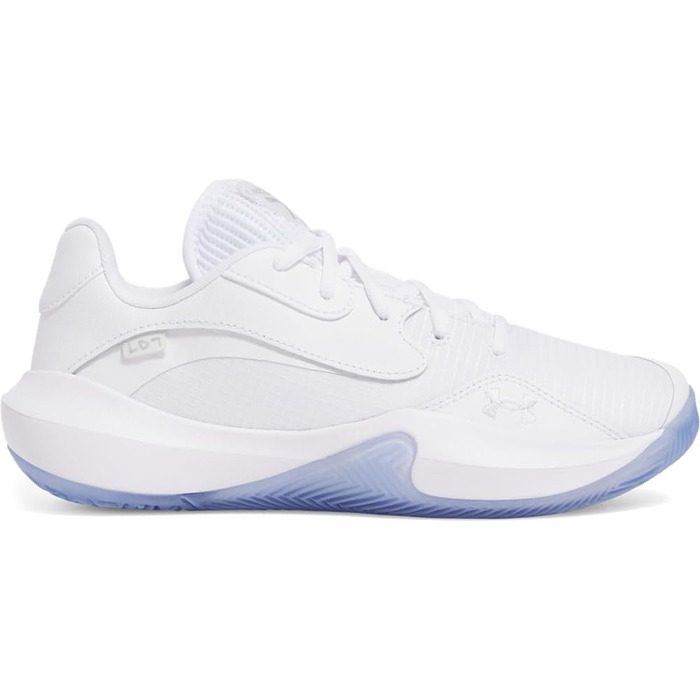 Кросівки баскетбольні чоловічі Under Armour UA Lockdown 7 Low White/Silver 42 EU