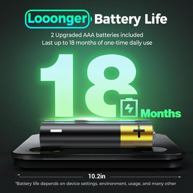 Ваги Ovutek для тіла з аналізом складу: жир, м'язи, вода, BMI. Макс. 180 кг, великий дисплей, фітнес-додаток. Чорний колір