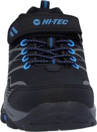 Дитячі трекінгові черевики Hi-Tec Jungen Blackout Low Junior, чорно-сині, 32 EU