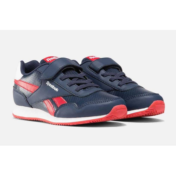 Дитячі кросівки Reebok Royal Cl Jog 3.0 для малюків, крейдово-білі, розмір 27.5 EU (Vectornavy, Vectorred, White)