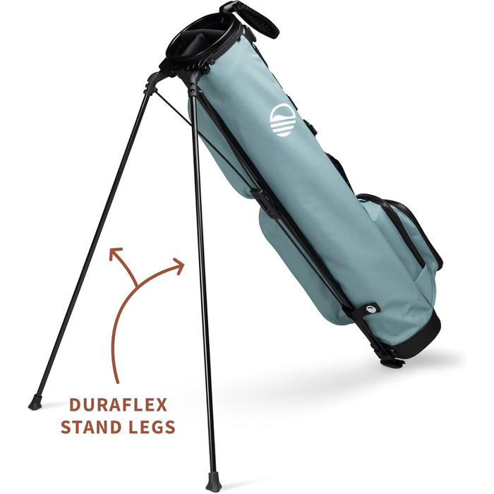 Гольф сумка Sunday Golf Loma XL з ременем та стійкою – Легка сумка для пітч-н-патт гольфу, Par 3 та Executive гольф-поля, 3.4 фунти