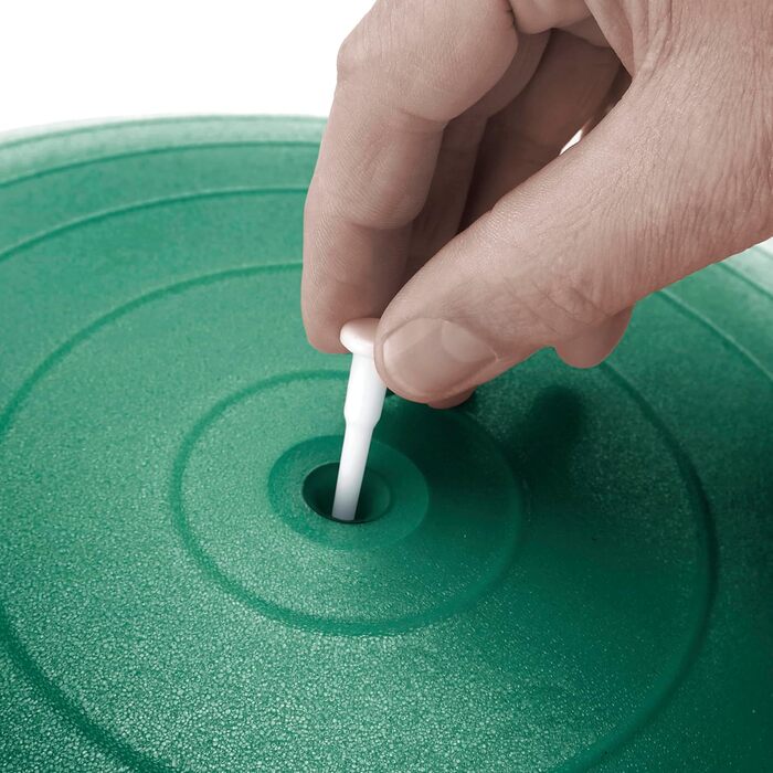 BODYMATE Гімнастичний м'яч для фітнесу, йоги та тренувань спини, 55 см (до 154 см) з насосом та E-book