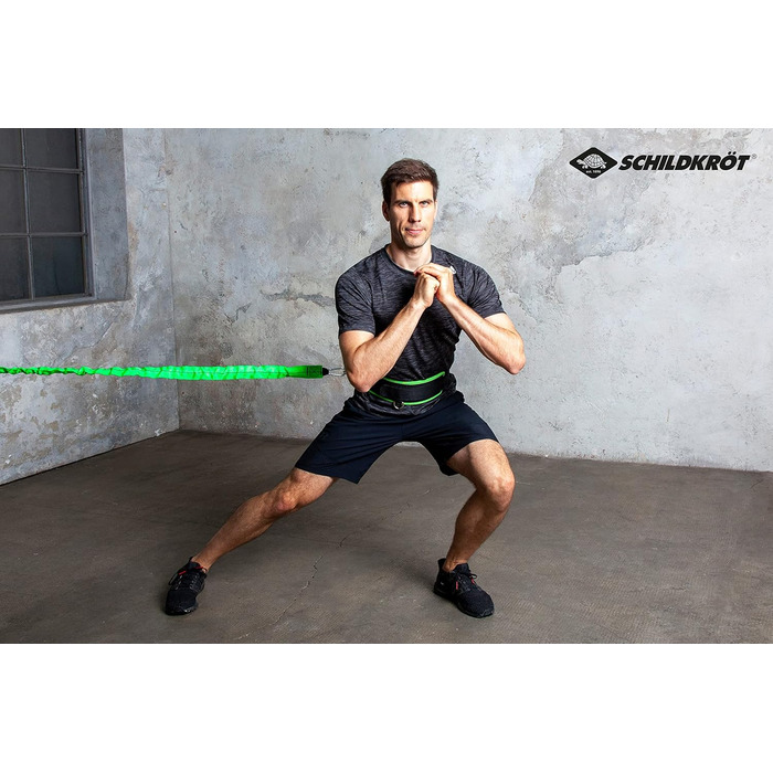 Тренажер для швидкості Schildkröt Speed Trainer Pro, пояс і еспандер, набір, у 4-кольоровій коробці