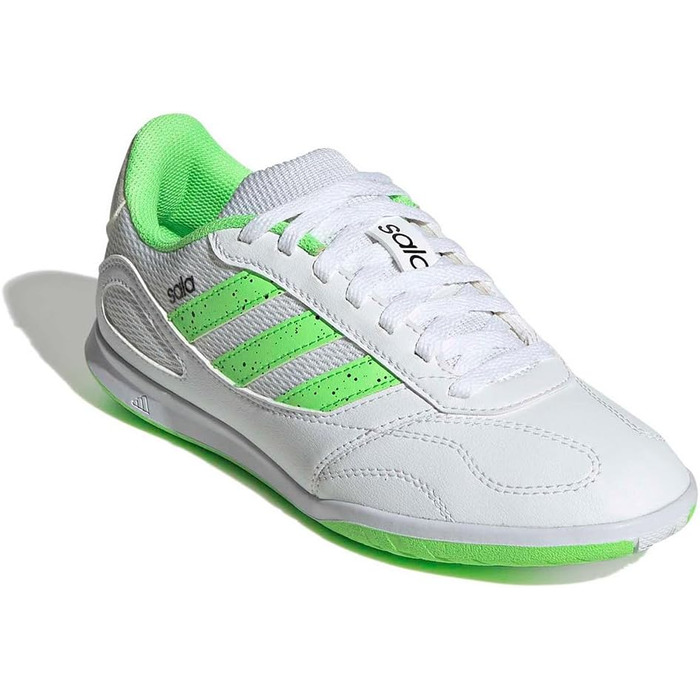 Дитячі футбольні залажні кросівки Adidas Super Sala Competition III, 30 EU, біло-чорні