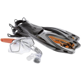 Ласти Aqua Lung Sport Proflex Pro ADJ S/M сріблясто-оранжеві