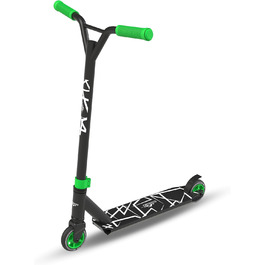 Трюковий самокат Carromco Action Rider 100 зелено-чорний, для скейтпарку, HIC-компресія