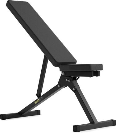 Регульована універсальна лава для жиму Marbo Sport SG-11, чорна, мультифункціональна тренувальна лава для фітнесу та бодібілдингу