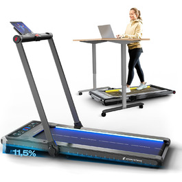 Біговий тренажер Sportstech sWalk Plus – складний, Bluetooth, LED дисплей, змащення, швидкість до 12 км/год