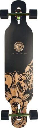 Лонгборд JUCKER HAWAII HOKU V2 Precision Flex 1 Neochrome — скейтборд із бамбука, клену та скловолокна, обмежена серія, 2 рівні жорсткості, лімітований дизайн
