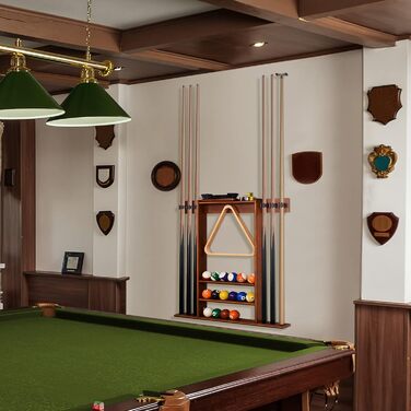 Підставка для бильків XCSOURCE: органайзер для 6 бильків та аксесуарів для більярдного столу