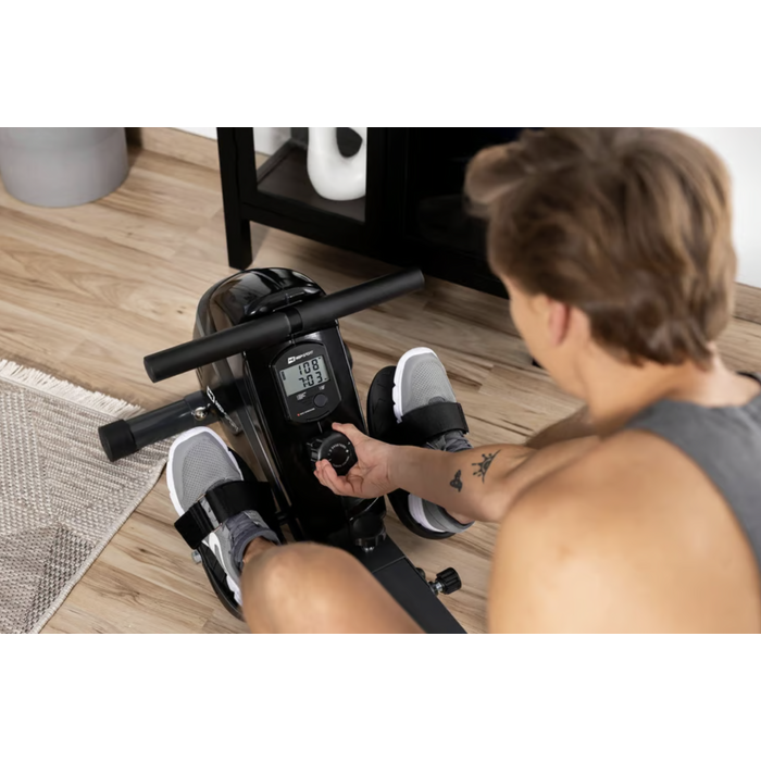 Гребний тренажер Hop-Sport HS-030R Boost золотистий
