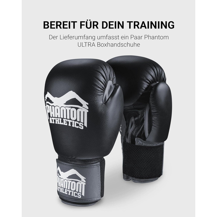 Боксерські рукавички Phantom Boxhandschuhe Ultra | MMA, K-1, Кікбоксинг | 10-16 oz | Чоловічі
