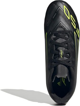 Дитячі футбольні бутси adidas F50 Club FG/MG, 38 EU, чорний/металік/лимонний, для дітей