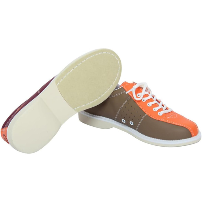 Веакам Боулінг-шоу для чоловіків та жінок, фітнес-тренажери, модні зручні кросівки для правшів та лівшів, початківців, 34 EU, помаранчевий