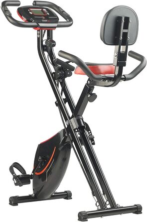 PEARL Sports 2-в-1 складаний орбітрек з еспандерами та тримачем для планшета, 2,5 кг маховик, для дому та літніх людей