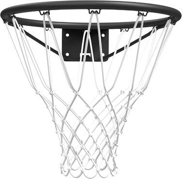 Bee Ball Баскетбольний кошик 45 см з кільцем, сіткою та настінним кріпленням, офіційний розмір