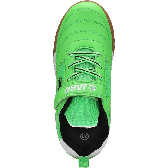 Дитячі спортивні кросівки JAKO J-sh Winger EvHallenturnschuh, 37 EU, Неоновий зелений/Чорний