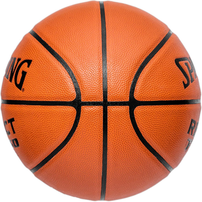 Баскетбольний м'яч Spalding React TF-250 для залу та вулиці, офіційний розмір 7 (29,5 дюймів)