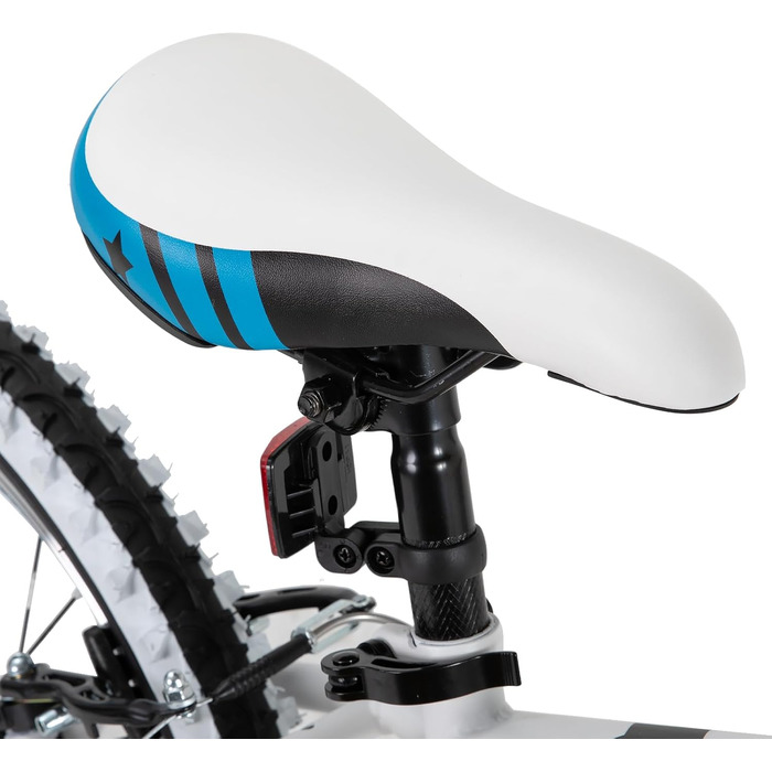 JOYSTAR Lubbock 20/24 дюйми: дитяче гірське велосипед для хлопчиків та дівчаток 7-12 років. 1/7-швидкісна передача, бічні стрічки, гірський велосипед 20 дюймів, білий колір