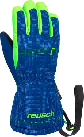 Дитячі зимові рукавички Reusch Maxi R-TEX XT водонепроникні та вітрозахисні, синьо-зелені, розмір IV (4-5 років)