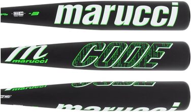 Бейсбольна бита Marucci Code для хлопчиків, 31' / 23 oz (Чорний)
