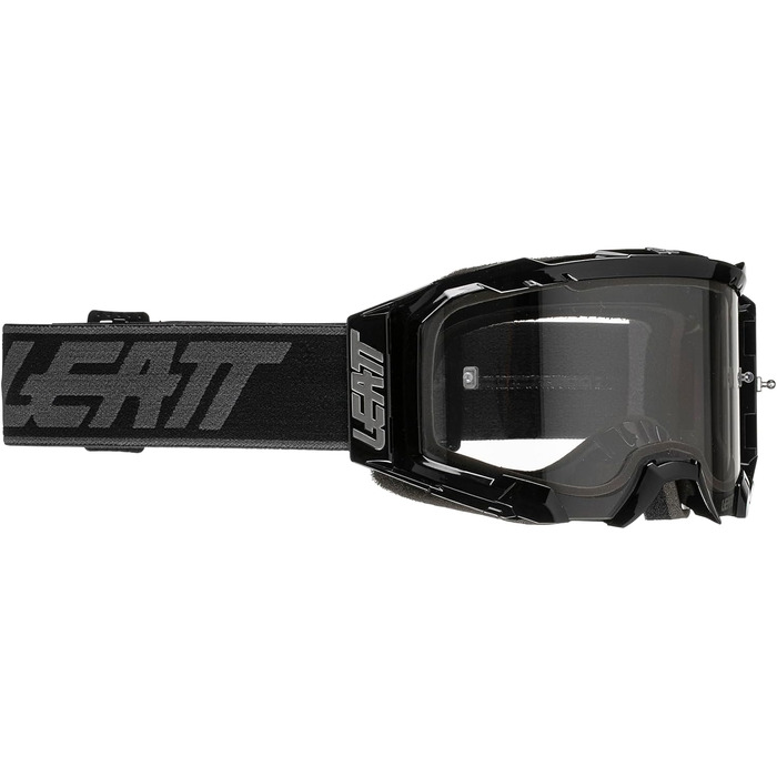 Унісекс мотокросові окуляри Leatt Velocity 5.5, чорні/сірі, універсальний розмір