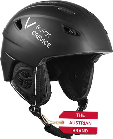 Лижний шолом BLACK CREVICE Streif, ударостійкий, спортивний, для чоловіків і жінок, дихаючий, регульований, для сноуборду та лиж