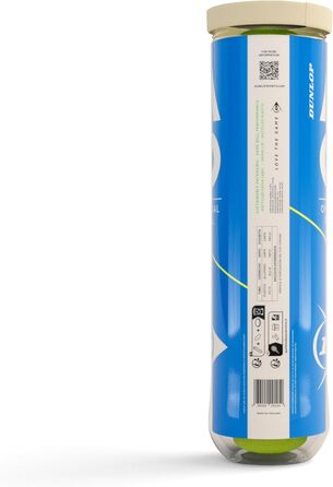 Тенісні м'ячі DUNLOP Australian Open для ґрунту, хардкорту та трави, 4 шт.