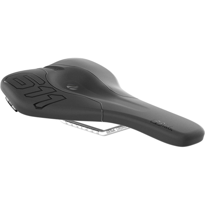 Велосипедне сідло SQlab 611 Ergowave CrMo для MTB, чорне, 13 см