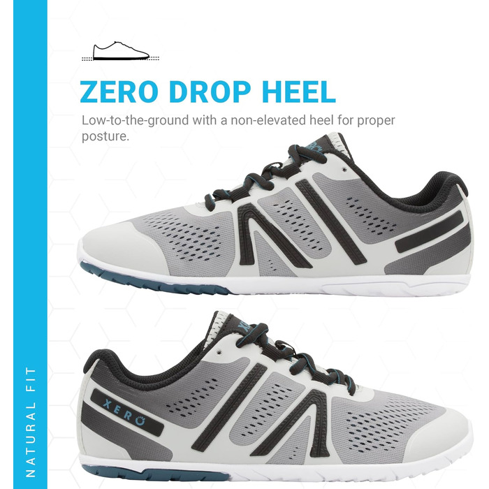 Жіночі бігові кросівки Xero Shoes HFS, сірий колір Aurora, розмір 41.5 EU