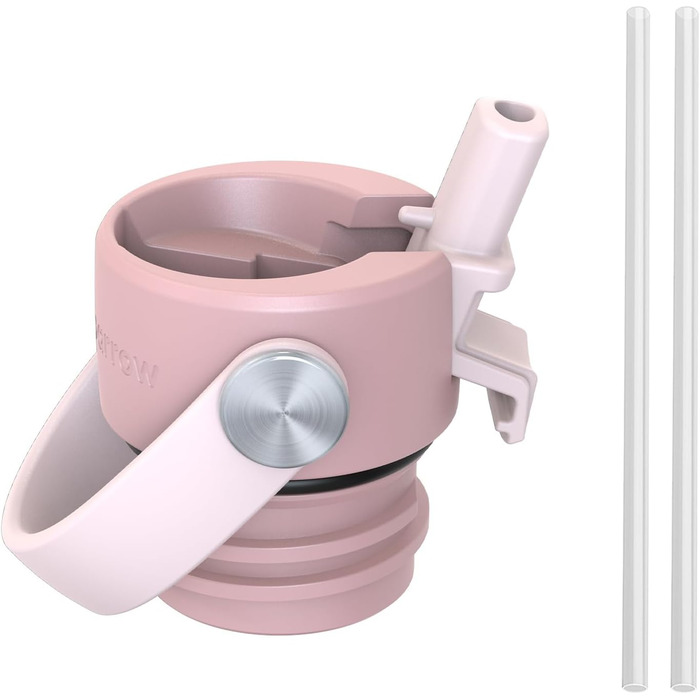 Термокружка-термос Super Sparrow з нержавіючої сталі з трубочкою - 350мл, 500мл, 750мл, 1л, 1.2л - BPA Free, для спорту, подорожей, школи, відпочинку на природі (1000мл, вишня)